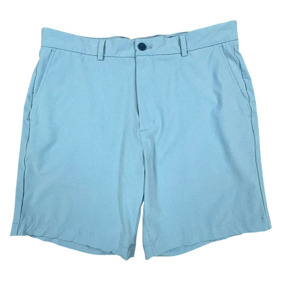 Vineyard Vines Performance Breaker Shorts Mens 35x8 Light Blue Stretch Golf